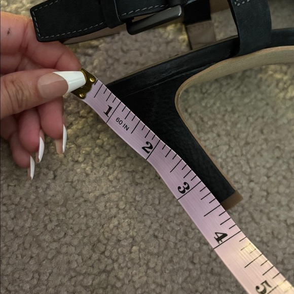 Ecco Black Strappy Sandals size 41 - Picture 5 of 5